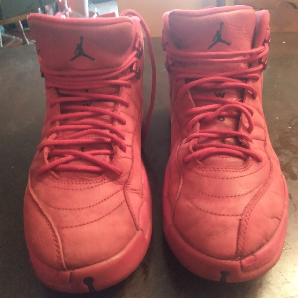 Red suede Aj12